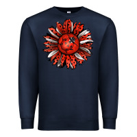 Navy Ladybug Sunflower Premium Sweatshirt - Jasminsmagicworld