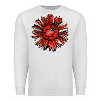 Oatmeal Heather Ladybug Sunflower Premium Sweatshirt - Jasminsmagicworld