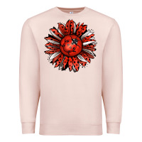 Pale Pink Ladybug Sunflower Premium Sweatshirt - Jasminsmagicworld