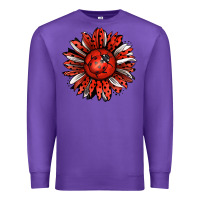 Purple Ladybug Sunflower Premium Sweatshirt - Jasminsmagicworld