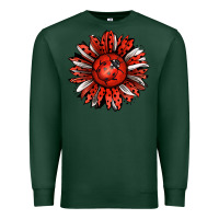 Sports Green Ladybug Sunflower Premium Sweatshirt - Jasminsmagicworld