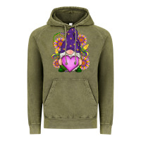Vintage Olive Mardi Gras gnome Vintage Hoodie - RanaPortraitStore
