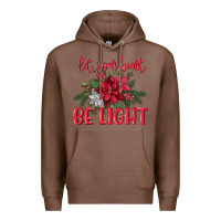 Chestnut Let your heart be light Premium Hoodie - MaliasSmallBusiness