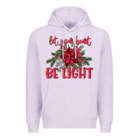 Lilac Let your heart be light Premium Hoodie - MaliasSmallBusiness