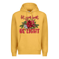 Mustard Let your heart be light Premium Hoodie - MaliasSmallBusiness
