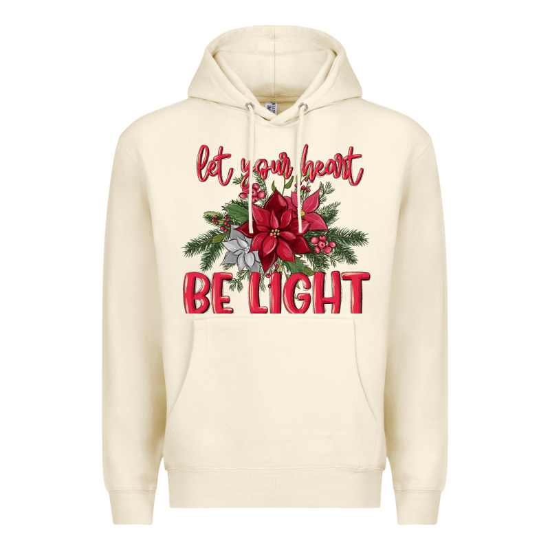 Let Your Heart Be Light Premium Hoodie by MaliasSmallBusiness | Teevron