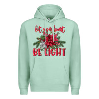 Seafoam Let your heart be light Premium Hoodie - MaliasSmallBusiness