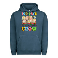 Pigment Midnight Navy 100 days watching my students grow Urban Hoodie - Artiststas