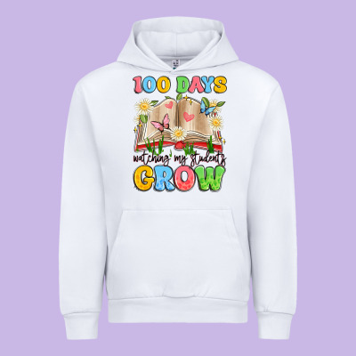 100 Days Watching My Students Grow Urban Hoodie Designed By Artiststas