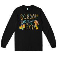 Black school hero Long Sleeve Tee - CowhideDigitalArt