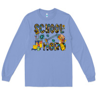 Colony Blue school hero Long Sleeve Tee - CowhideDigitalArt