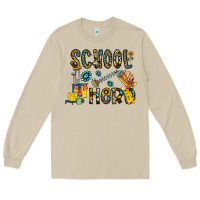 Mushroom school hero Long Sleeve Tee - CowhideDigitalArt