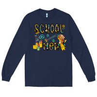 Navy school hero Long Sleeve Tee - CowhideDigitalArt