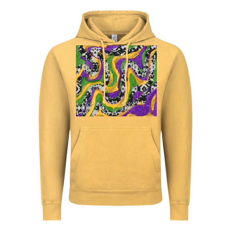 Mardi Gras Cowhide Vintage Hoodie by RanaPortraitStore | Teevron