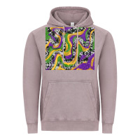 Vintage Zinc Mardi Gras Cowhide Vintage Hoodie - RanaPortraitStore