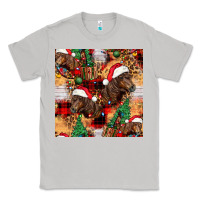 Moon Dust christmas horse leopard tartan Classic Tee - FaDigitalArtStudio