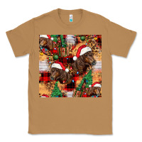 Toasted Coconut christmas horse leopard tartan Classic Tee - FaDigitalArtStudio
