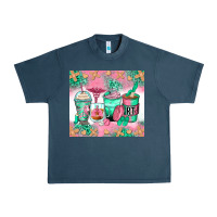 Midnight Navy respiratory therapist coffee cups Urban Heavy Tee - Zillion Design Studio