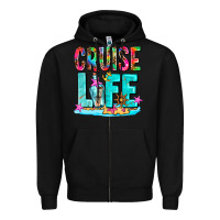 Black cruise  life Zipper Hoodie - AdoDesignShop