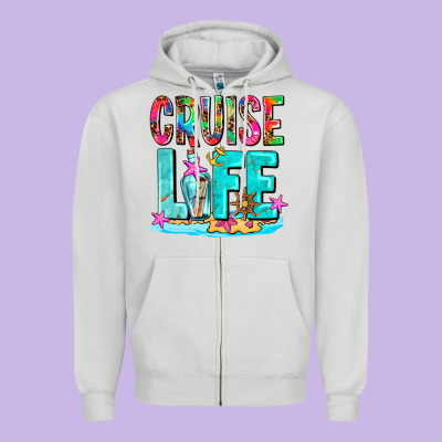 Cruise  Life Zipper Hoodie Designed By Adodesignshop