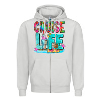Dove Grey cruise  life Zipper Hoodie - AdoDesignShop