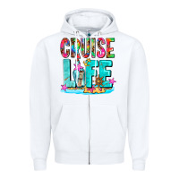 White cruise  life Zipper Hoodie - AdoDesignShop