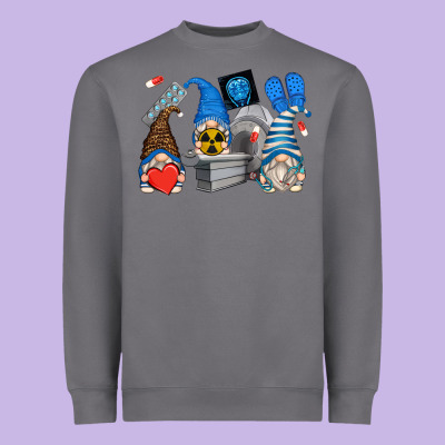 Mri Gnomes Heavyweight Sweatshirt Designed By Zillion Design Studio