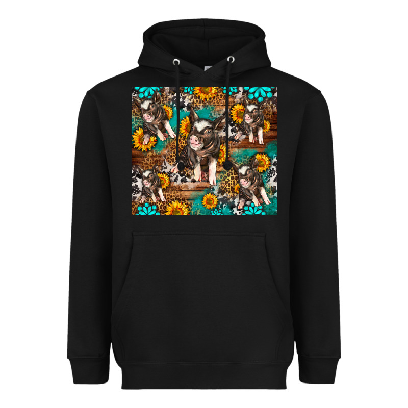 Western Pigs Heavyweight Hoodie by LillyAllenDesigns | Teevron
