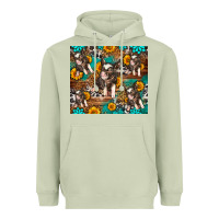 Matcha Western Pigs Heavyweight Hoodie - LillyAllenDesigns