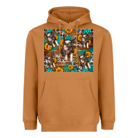 Meerkat Western Pigs Heavyweight Hoodie - LillyAllenDesigns