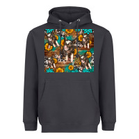 Smoke Western Pigs Heavyweight Hoodie - LillyAllenDesigns