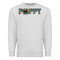 Dove Grey poppy cowhide sunflower Premium Sweatshirt - Jasminsmagicworld