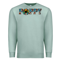Seafoam poppy cowhide sunflower Premium Sweatshirt - Jasminsmagicworld