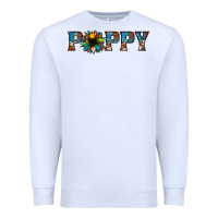 White poppy cowhide sunflower Premium Sweatshirt - Jasminsmagicworld