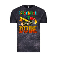 Cloud Black preschool dude Vintage Tee - texasbilliewilder