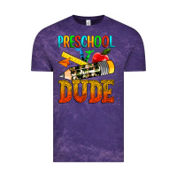 Cloud Purple preschool dude Vintage Tee - texasbilliewilder