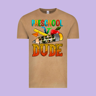 Preschool Dude Vintage Tee Designed By Texasbilliewilder
