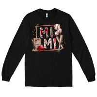 Black mimi baseball Long Sleeve Tee - RacoonDesign
