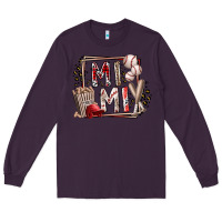 Plum mimi baseball Long Sleeve Tee - RacoonDesign