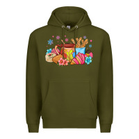 Army Green mexican deserts christmas Premium Hoodie - MaliasSmallBusiness