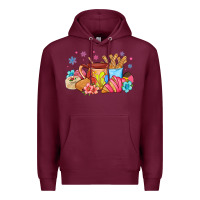 Burgundy mexican deserts christmas Premium Hoodie - MaliasSmallBusiness
