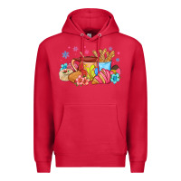 Cardinal mexican deserts christmas Premium Hoodie - MaliasSmallBusiness