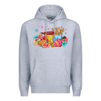 Heather Grey mexican deserts christmas Premium Hoodie - MaliasSmallBusiness