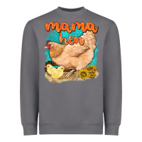 Storm mama hen with sunflowers Heavyweight Sweatshirt - texasbilliewilder