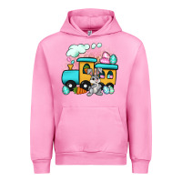 Fuchsia Pink easter train Urban Hoodie - Artiststas