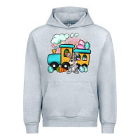 Heather Grey easter train Urban Hoodie - Artiststas