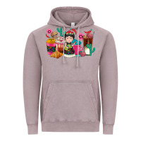 Vintage Zinc But first cafecito y chismecito Vintage Hoodie - RanaPortraitStore