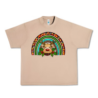 Burro reindeer rainbow christmas Urban Heavy Tee - RanaPortraitStore