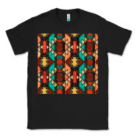 Black native american aztec seamless pattern Classic Tee - BundleAndBundleShop