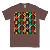 Chestnut native american aztec seamless pattern Classic Tee - BundleAndBundleShop
